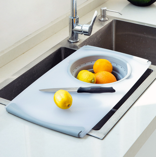 Innovative Multi-Functional 3 in 1 Chopping Board Detachable Folding Drain Basket Sink Cutting Board