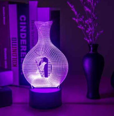 Creative 3D night light LED lamp - Minihomy