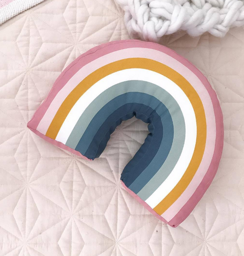Sweet single product pillow super soft rainbow pillow baby toys home decoration