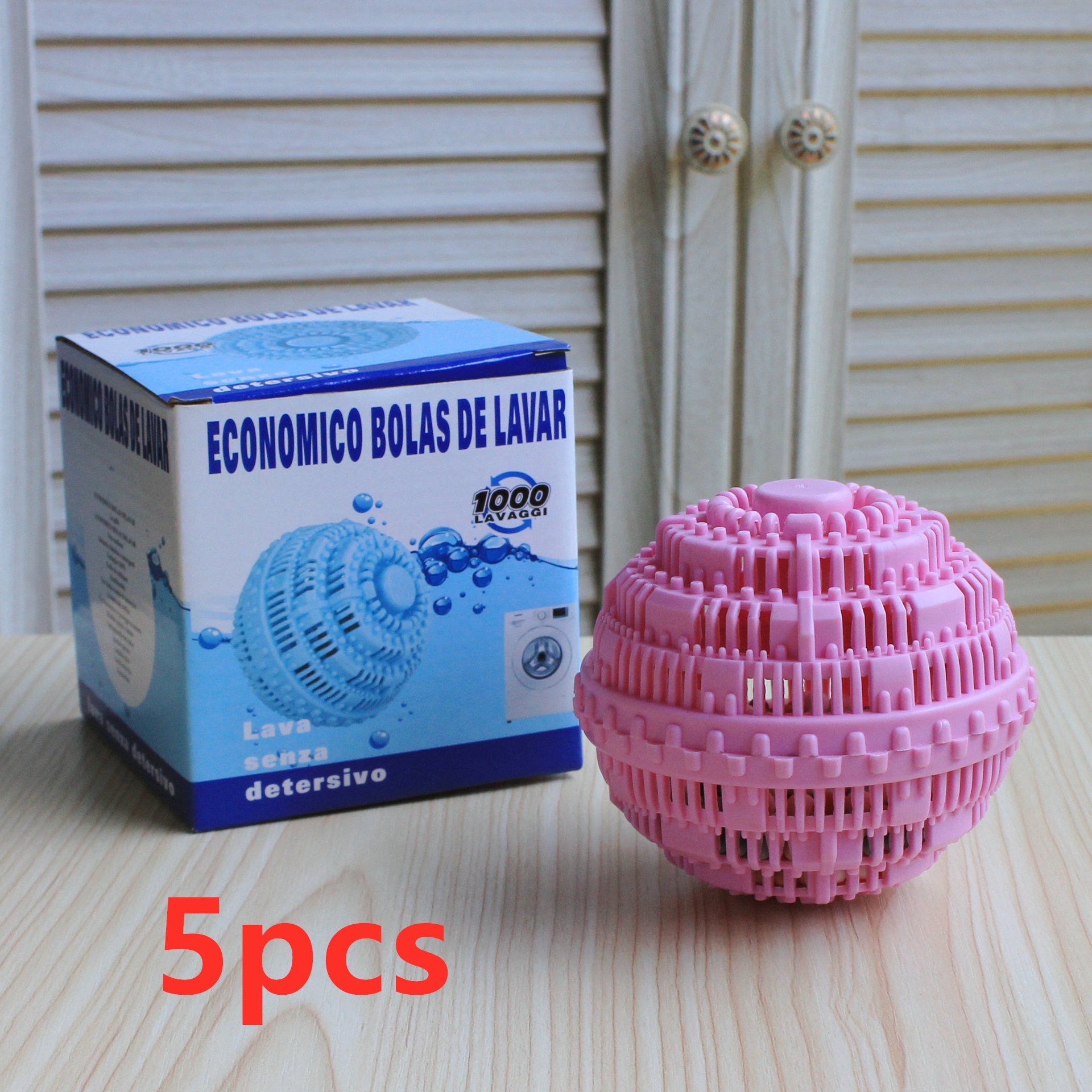 Reusable Eco Natural Magic Laundry Ball No Detergent Wash Wizard Style Washing Machine Plastic Balls