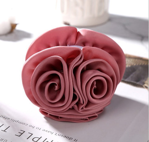 Rose flower hairpin