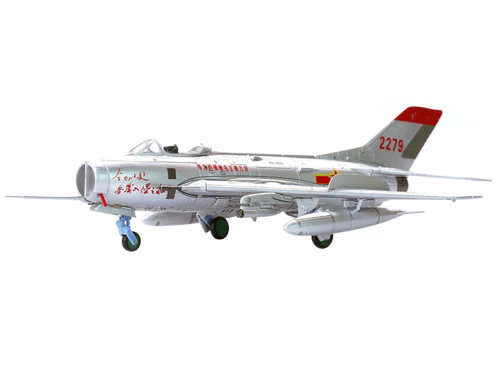 Shenyang J-6 Fighter Aircraft "Red 2279" China - People's Liberation Army Air Force "Wing" Series 1/72 Diecast Model by Panzerkampf