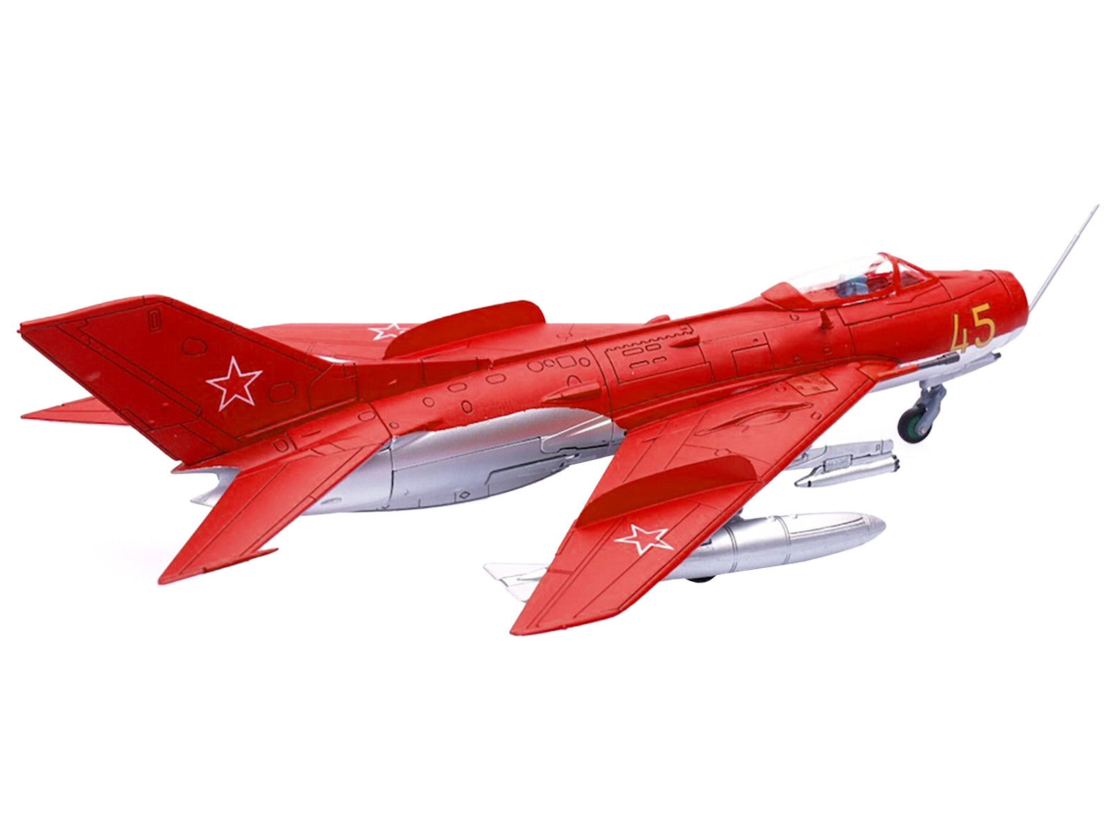 Mikoyan-Gurevich MiG-19S Farmer C Fighter Aircraft "Yellow 45" 1960 - Minihomy