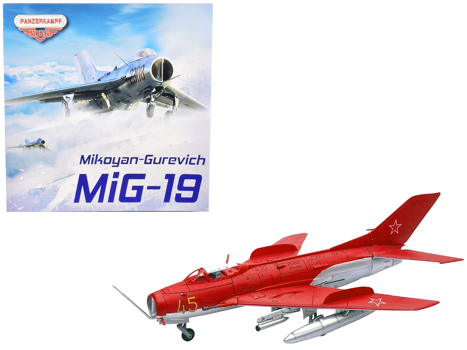 Mikoyan-Gurevich MiG-19S Farmer C Fighter Aircraft "Yellow 45" 1960 - Minihomy