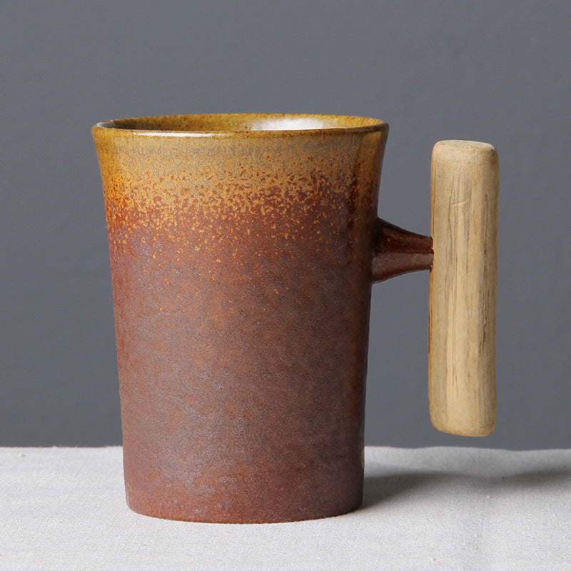 Japanese-style Vintage Ceramic Coffee Mug