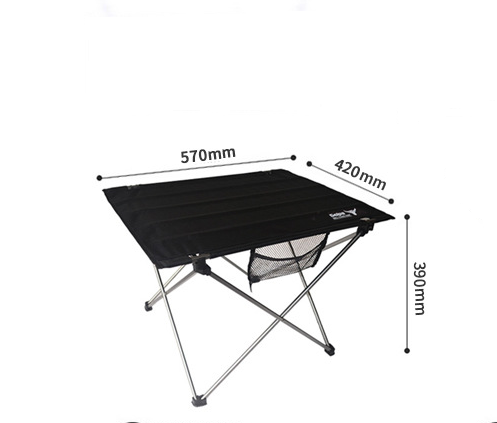 Outdoor camping small folding table aviation light aluminum alloy portable picnic table - Minihomy