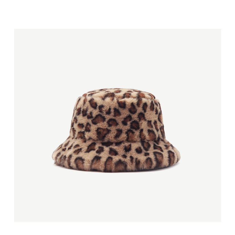 Short Brim Imitation Mink Velvet Fisherman Hat