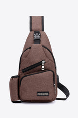 Buckle Oxford Sling Bag - Minihomy