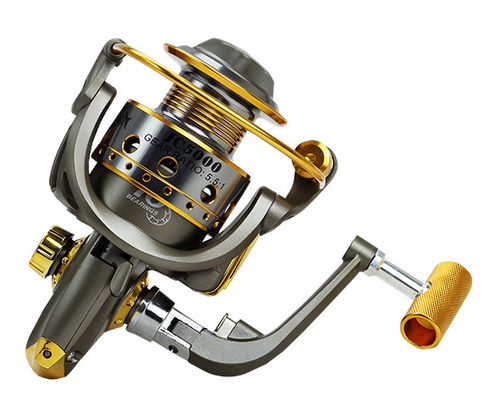 10-axis metal head reel fishing reel metal handle fishing tackle