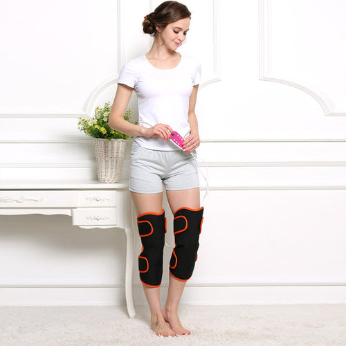 Warm heat electric heating knee protector leg vibration multi-function leg joint massager