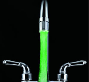 Romantic 7 Color Change LED Light Shower Head Water Bath Home Bathroom Glow