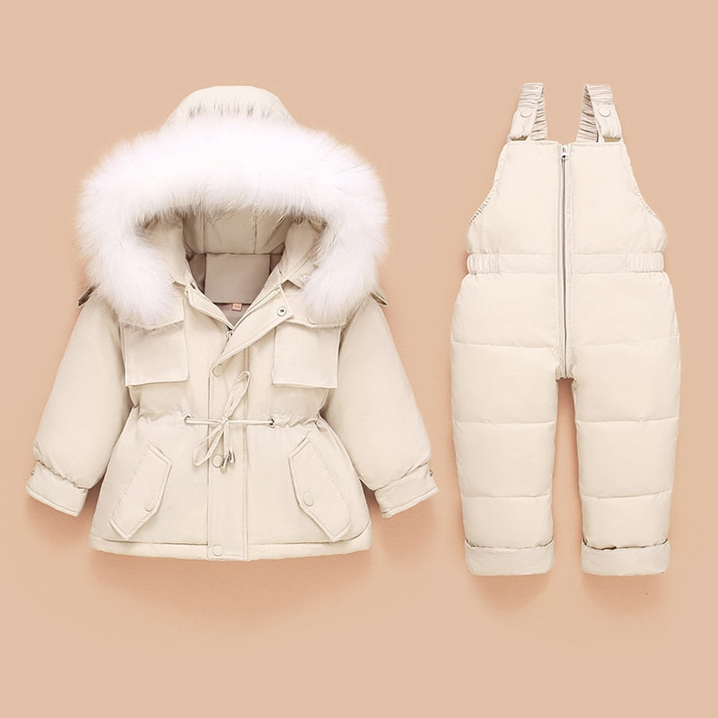 Children's down jacket suit Winter Outfit Suit Warm