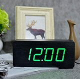 Wooden alarm clock