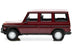 1980 Mercedes-Benz G-Model (LWB) Dark Red with Black Stripes Limited Edition to 402 pieces Worldwide 1/18 Diecast Model Car by Minichamps - Minihomy