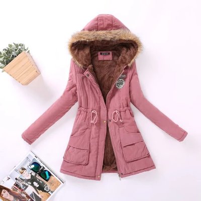 Winter Women Cotton Jacket Padded Casual Slim Coat