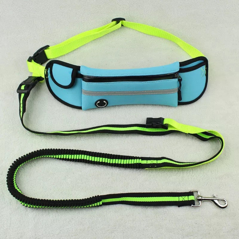 Pet Waist Bag Sports Traction Rope Reflective Waterproof Running Traction Rope - Minihomy