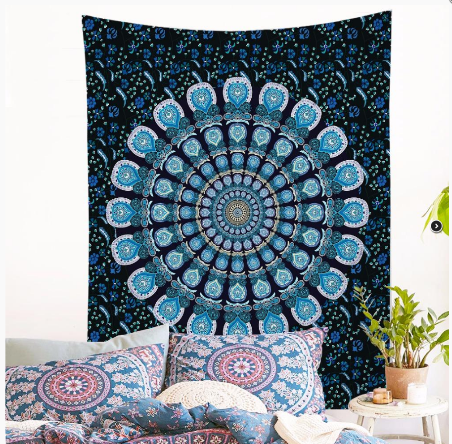 Printed Mandala Home Tapestry  Hanging Wall Decoration