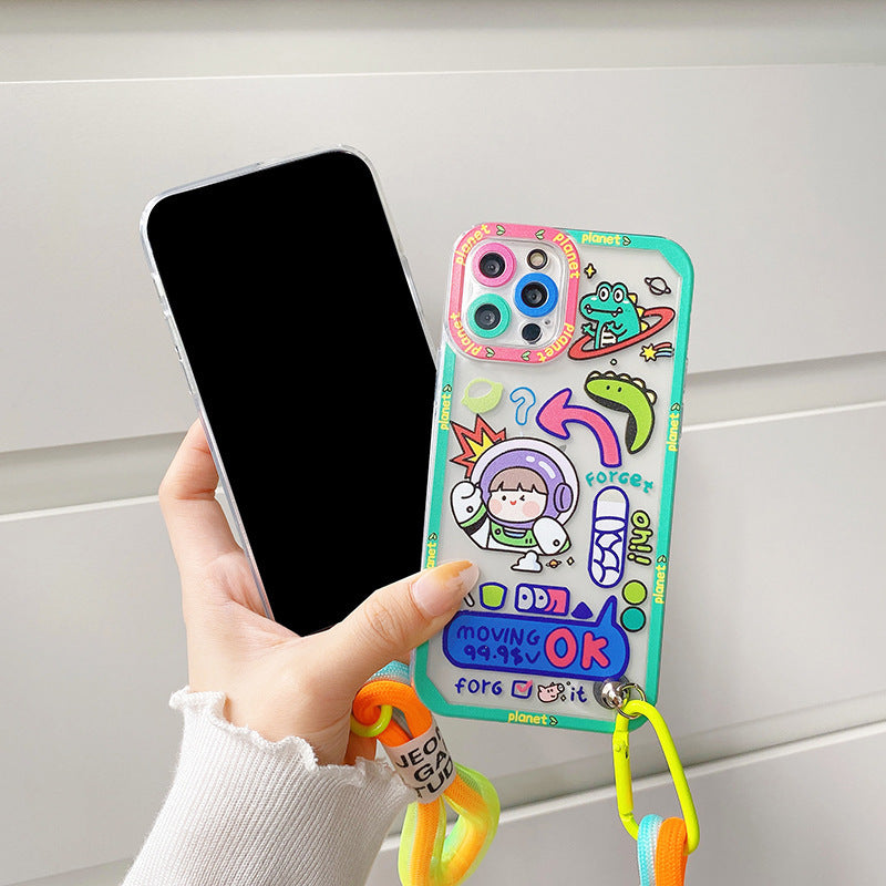 Cute Graffiti label tide Crocodile Case for iphone