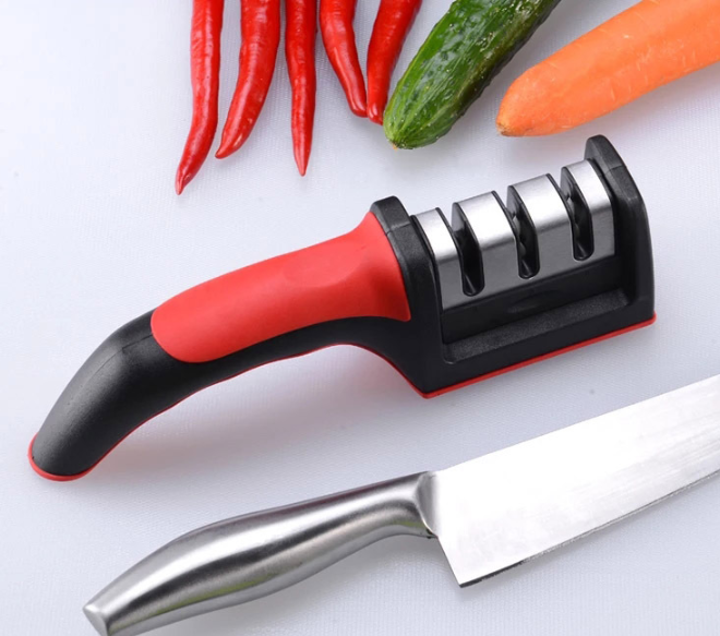 Kitchen household knife sharpener
