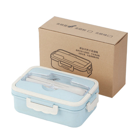 Korean-style Sealed Student Lunch Box With Lid And Compartment