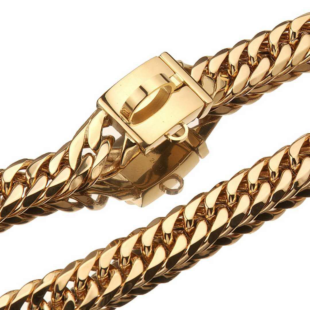 Pet Chain Dog Collar Leash 17mm Gold Stainless Steel Necklace French Pitbully Collar Strap Dropshipping Pet Suppliers - Minihomy