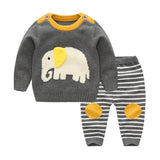 Baby Sweater Suit Baby Jacket Thick Line Suit