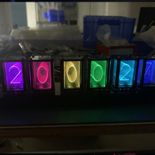 LED Pseudo Glow Tube Sports Luminous Electronic Clock