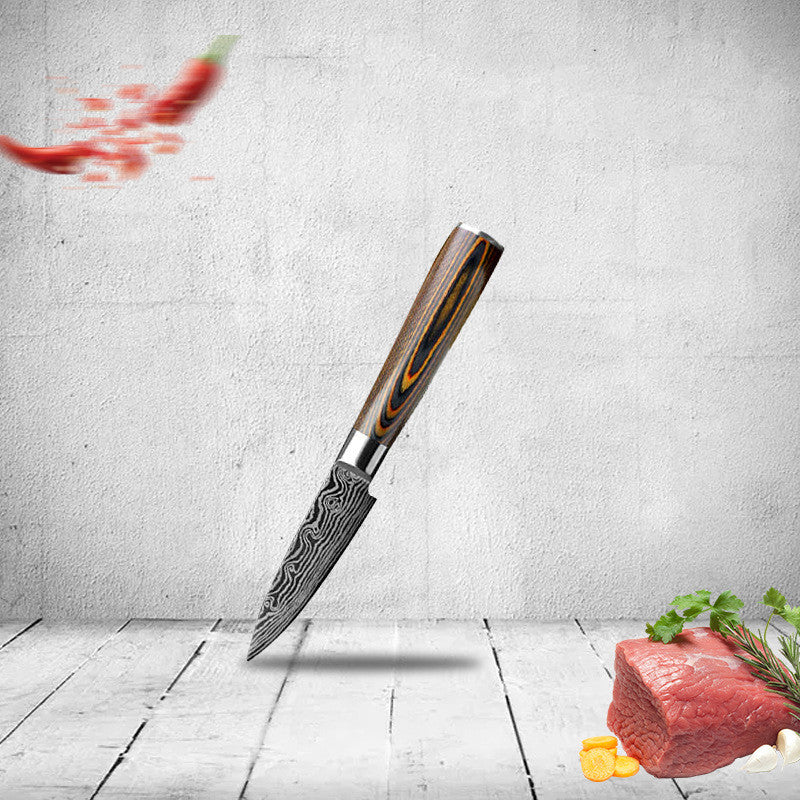 Laser Pattern Knife Fruit Knife Chef Knife Slicing Knife