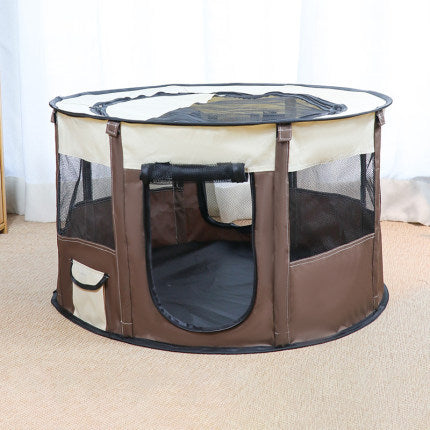 Removable Pet House Oxford Cloth Crate Room Playing Exercise Breeding Delivery Room