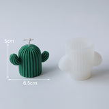 Cactus Shape Candles Mould Silicone Candle Mold Aromatherapy Plaster