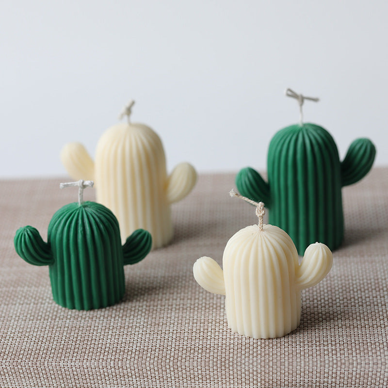 Cactus Shape Candles Mould Silicone Candle Mold Aromatherapy Plaster