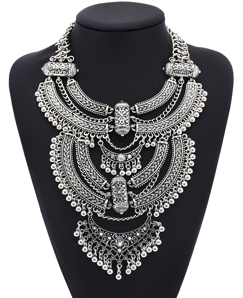 Alloy Diamond Short Crystal Necklace - Minihomy