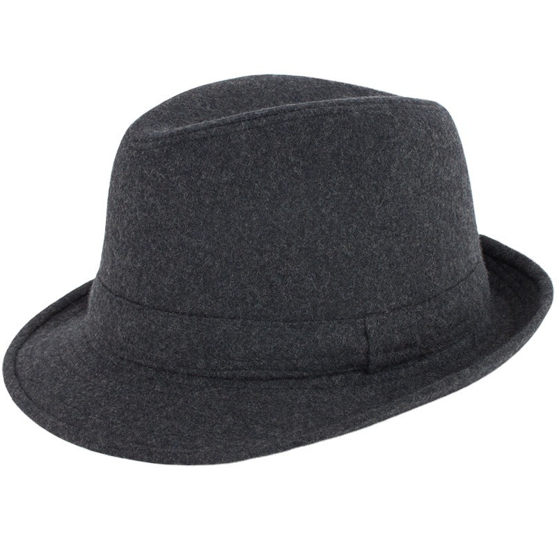 Autumn And Winter Men's Top Hat Woolen Hats