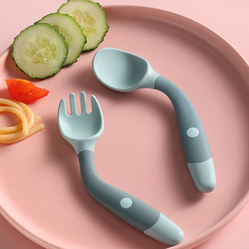 Silicone Spoon for Baby Utensils Set: Bendable, Safe, and Comfortable