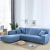 L-Shaped Sofa Solid Color High Elastic All-Inclusive Sofa Cover