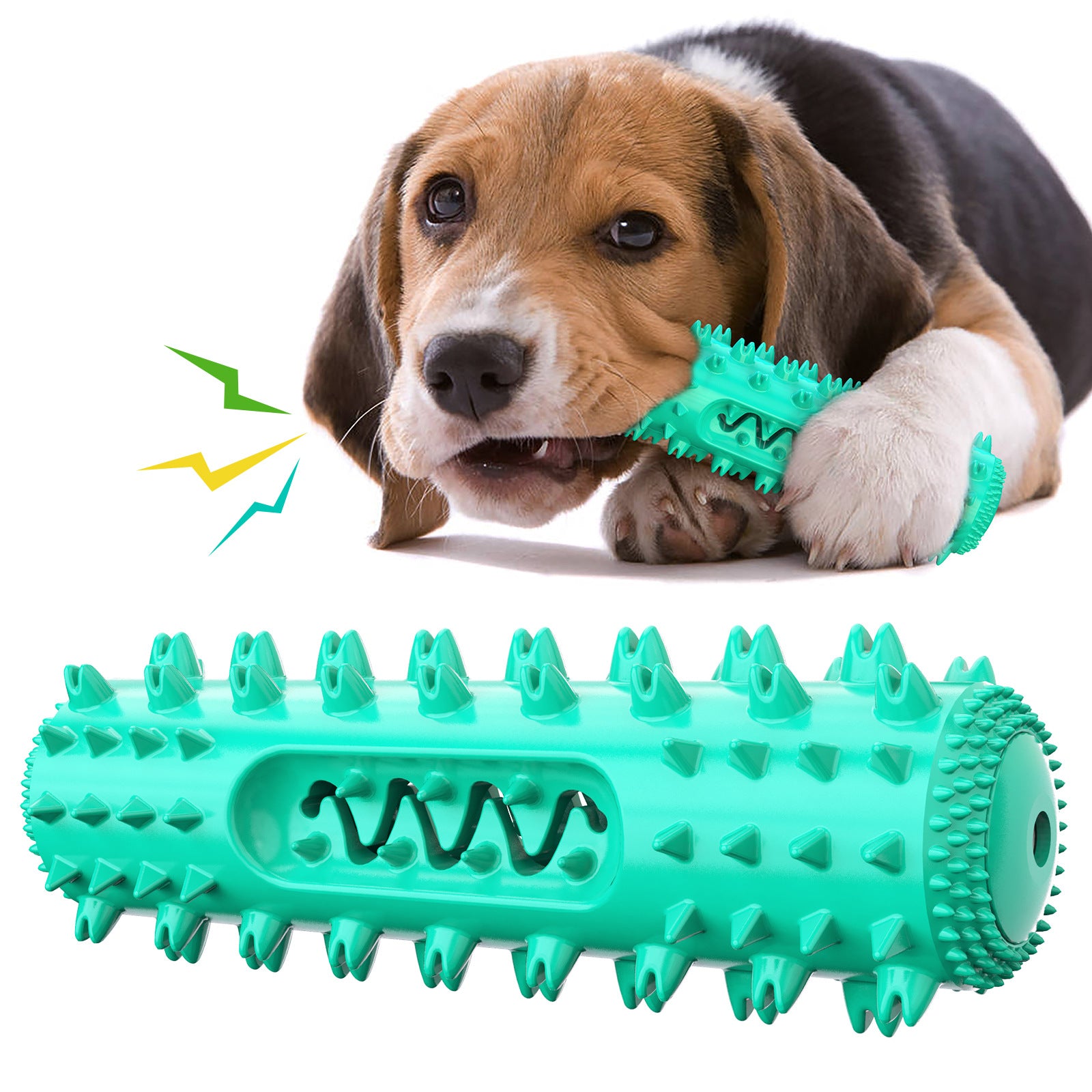 Pet Supplies Vocal Pet Dog Teething Stick Cleaning Dog Toothbrush Vent Chewing Dog Toy