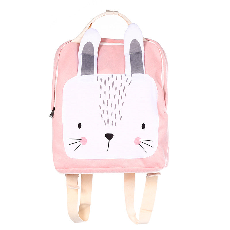 Cartoon Three-dimensional Animal Backpack Children's School Bag - Minihomy