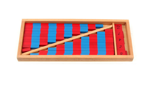 Numerical Rods Red & Blue Rods Bar Math Toy Education Early Learning Blocks Child Toys Math