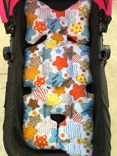 Baby Pushcart Seat Cushion Four Seasons Cotton Pad Umbrella Car
