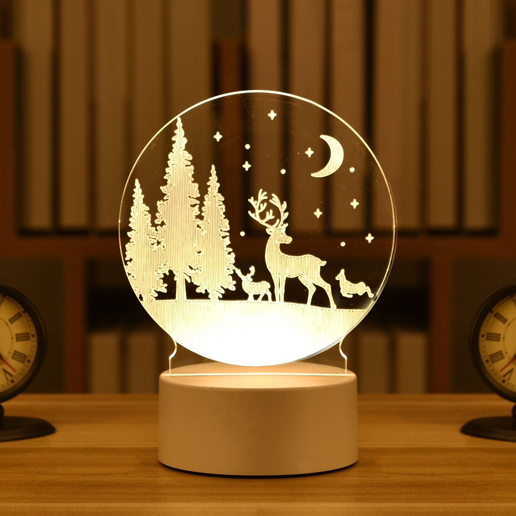 Bedroom Atmosphere Lamp Cartoon 3D Night Light - Minihomy