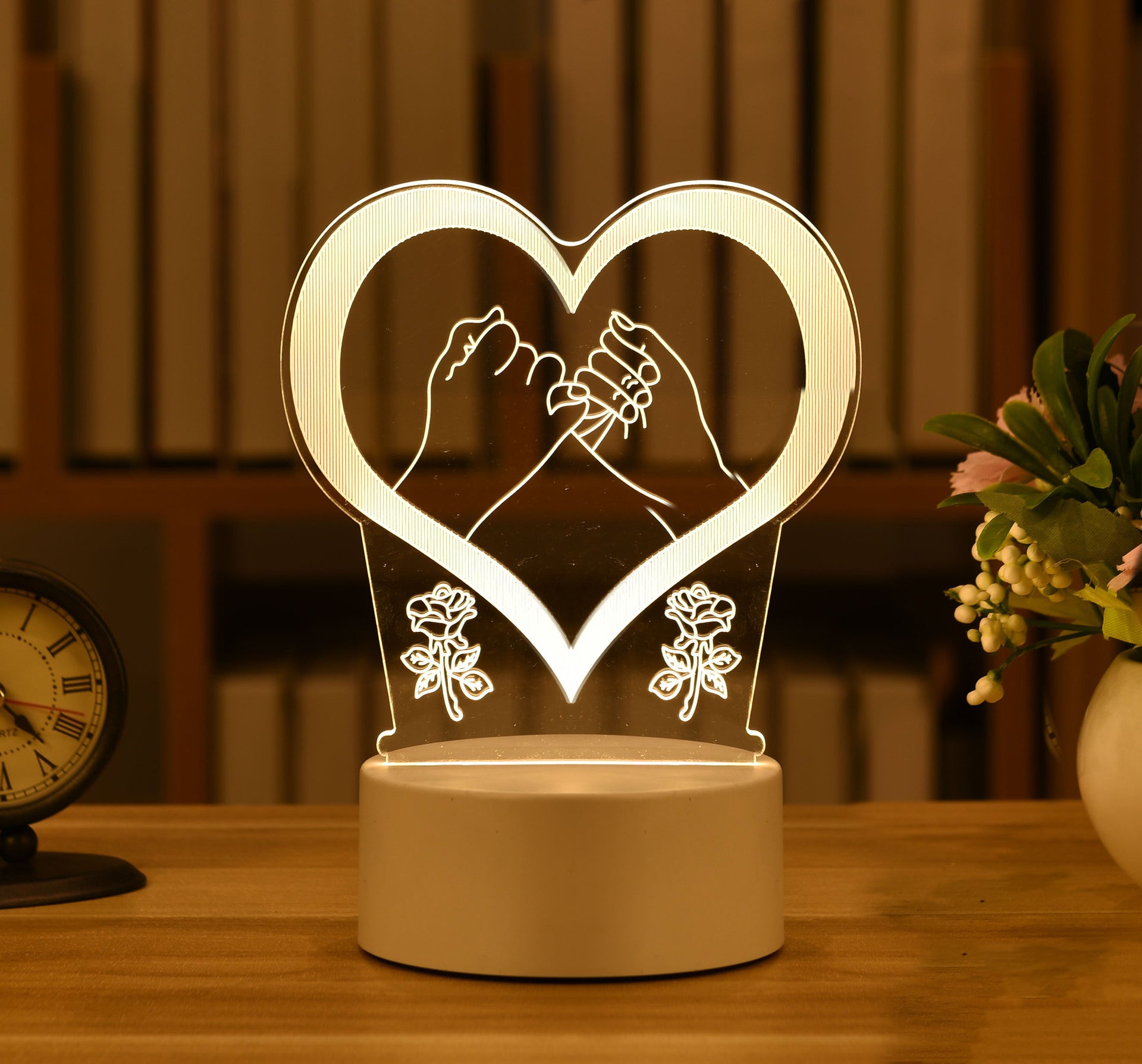 Bedroom Atmosphere Lamp Cartoon 3D Night Light - Minihomy