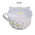 Portable Instant Noodle Bowl Lunch Box Dormitory Canteen Tableware Set