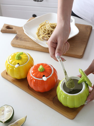 Creative Ceramic Flavoring Jar Set