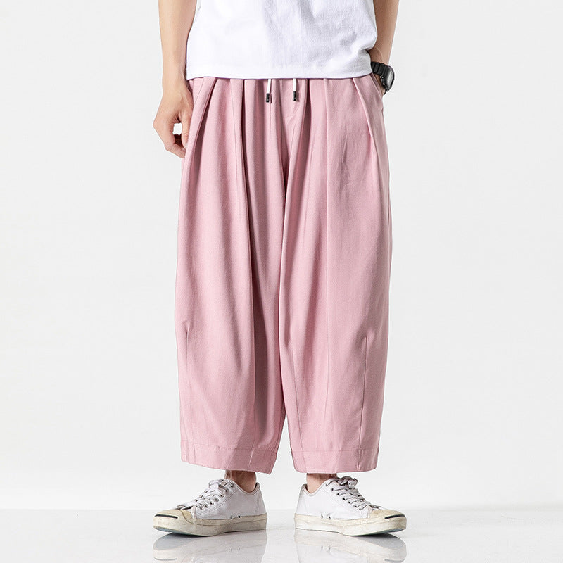 Straight Cropped Harem Pants