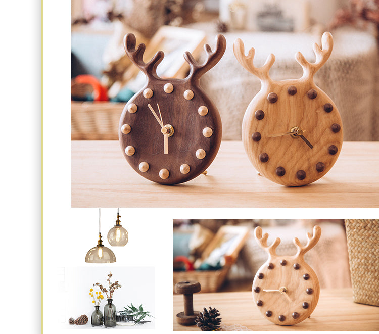 Nordic Solid Wood Simple Wall Clock Pendulum - Minihomy