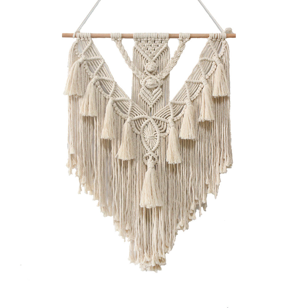 Hand-woven Pendant Macrame Wall Hanging For Home Decor - Minihomy