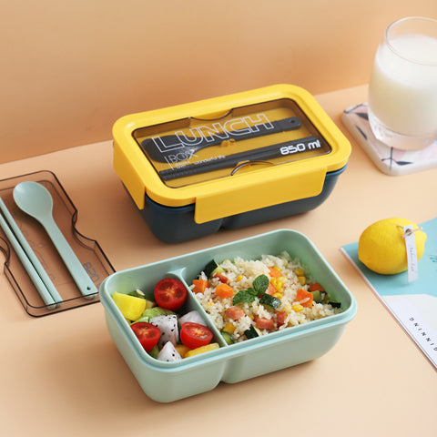 New Japanese-style Single-layer Rectangular Student Lunch Box