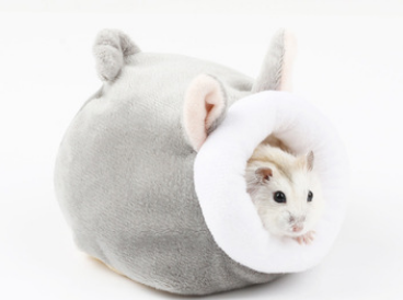 Hamster Winter Warm Products Squirrel Chinchilla Cotton Nest Bite Winter Sleeping House Small Rabbit House Appliances