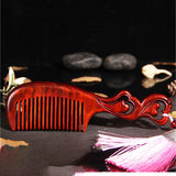 Red Sandalwood Comb Mahogany Angel Wing Comb Whole Wood Comb Can Be Customized Engraving Creative Gifts