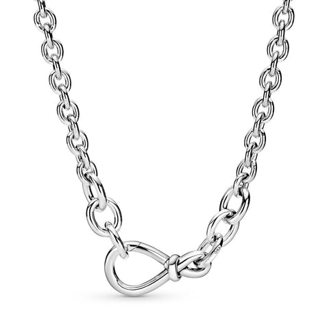 Snake Bone Light Body Chain Infinite Symbol Women's Necklace